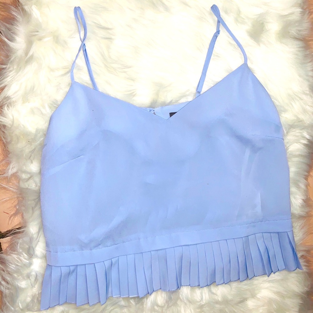 French connection light blue top